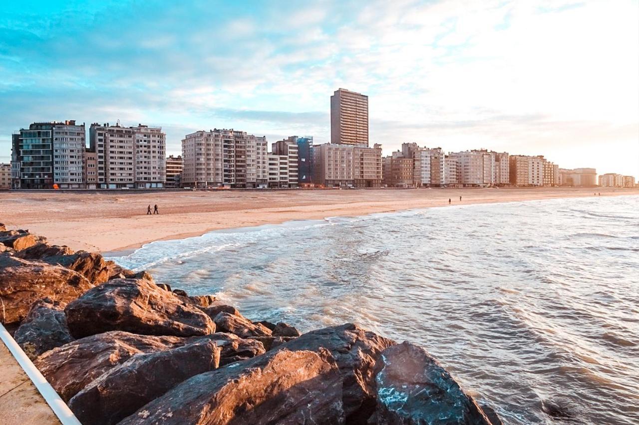 Moderne Appartement Aan Zee Ostende Exterior foto